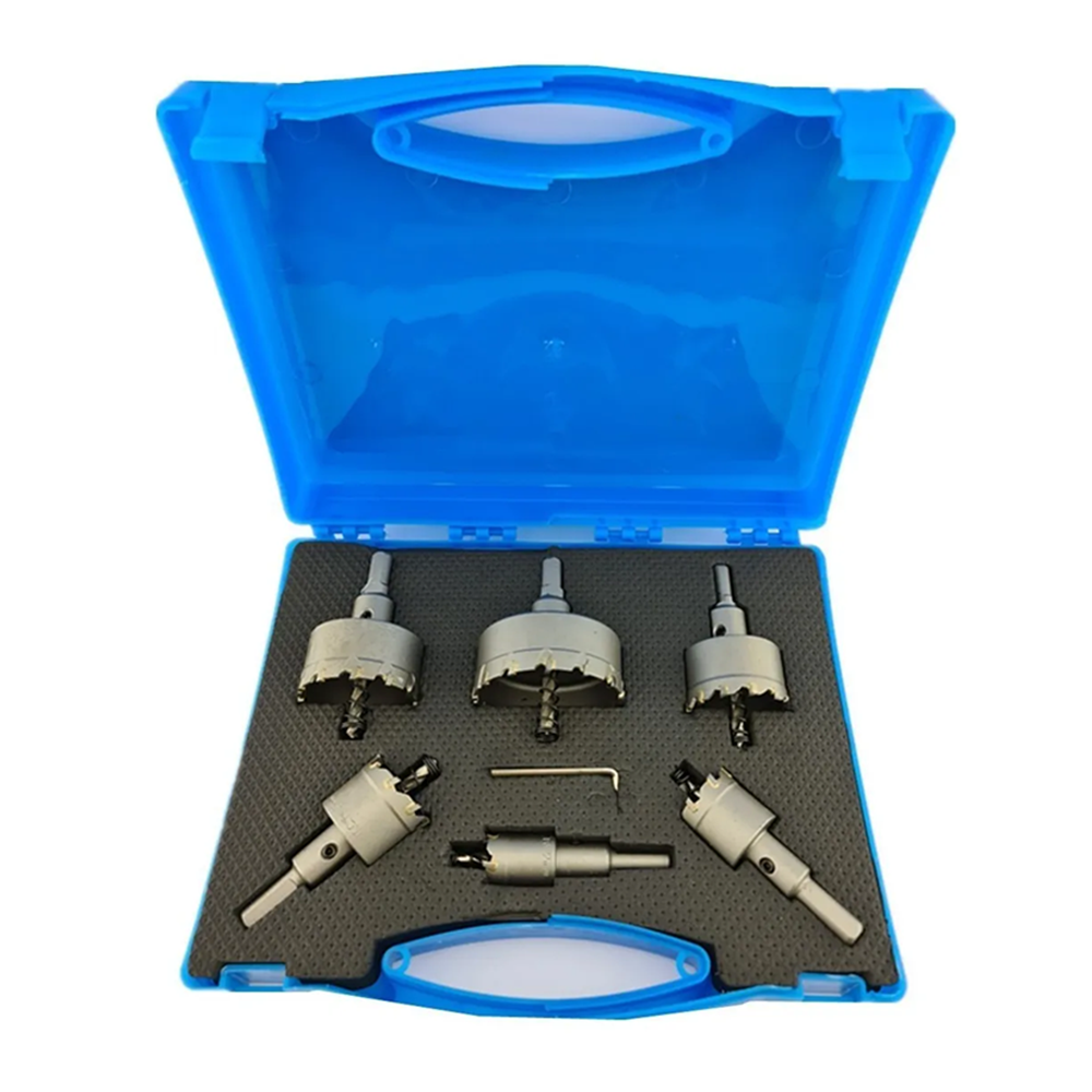 KIT SET JUEGO DE BROCAS PARA METAL 6 PIEZAS CROWNMAN - 1