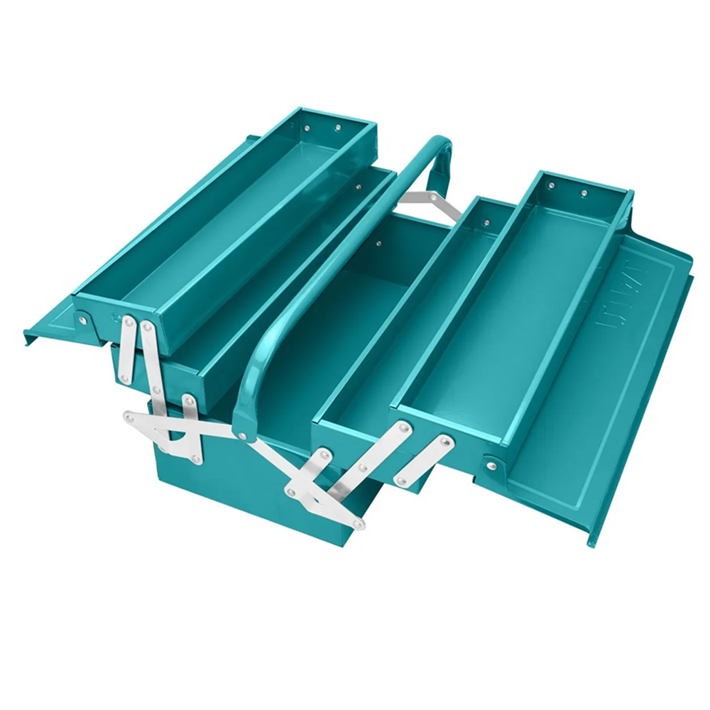 CAJA DE HERRAMIENTA METALICA ARTICULADA TOTAL THT10702 - 1