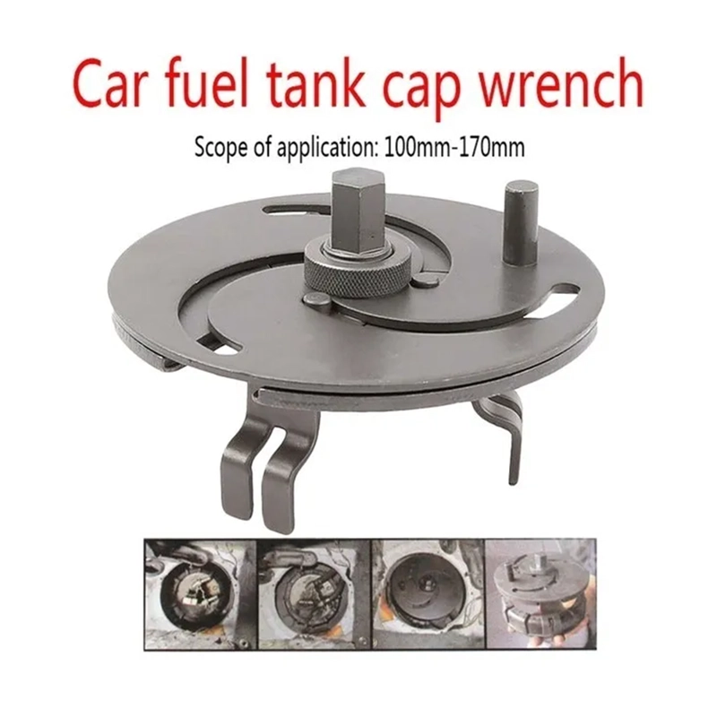 LLAVE EXTRACTOR TAPA TANQUE BOMBA GASOLINA UNIVERSAL 3 PATAS - 3