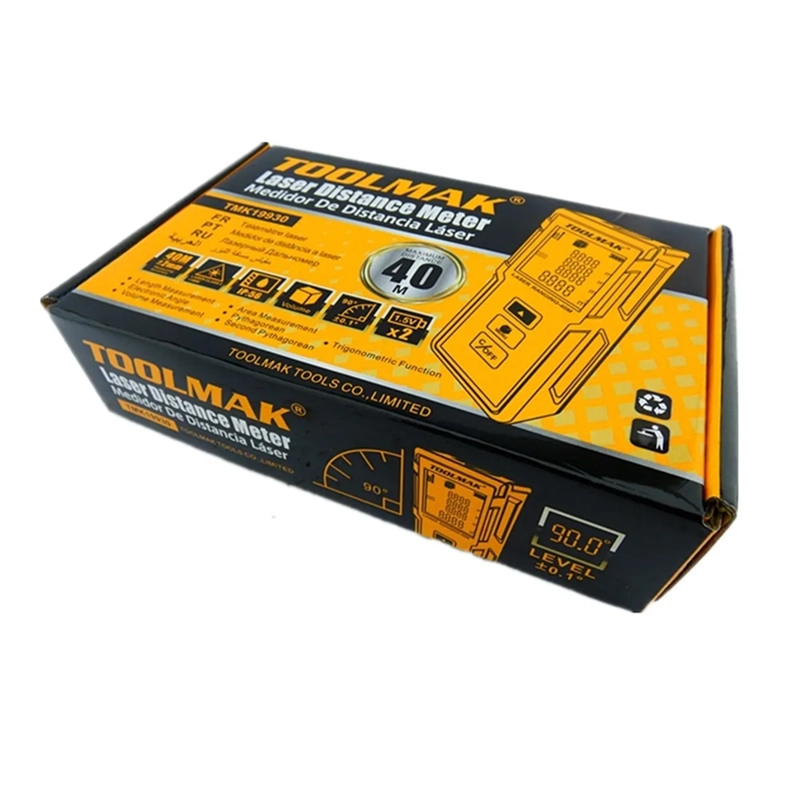 MEDIDOR DE DISTANCIA LASER 40 METROS TOOLMAK TMK19930 - 2