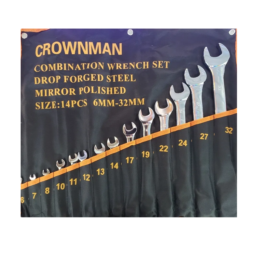 SET DE LLAVES CORONA 14 PIEZAS 6-32MM CROWNMAN - 1