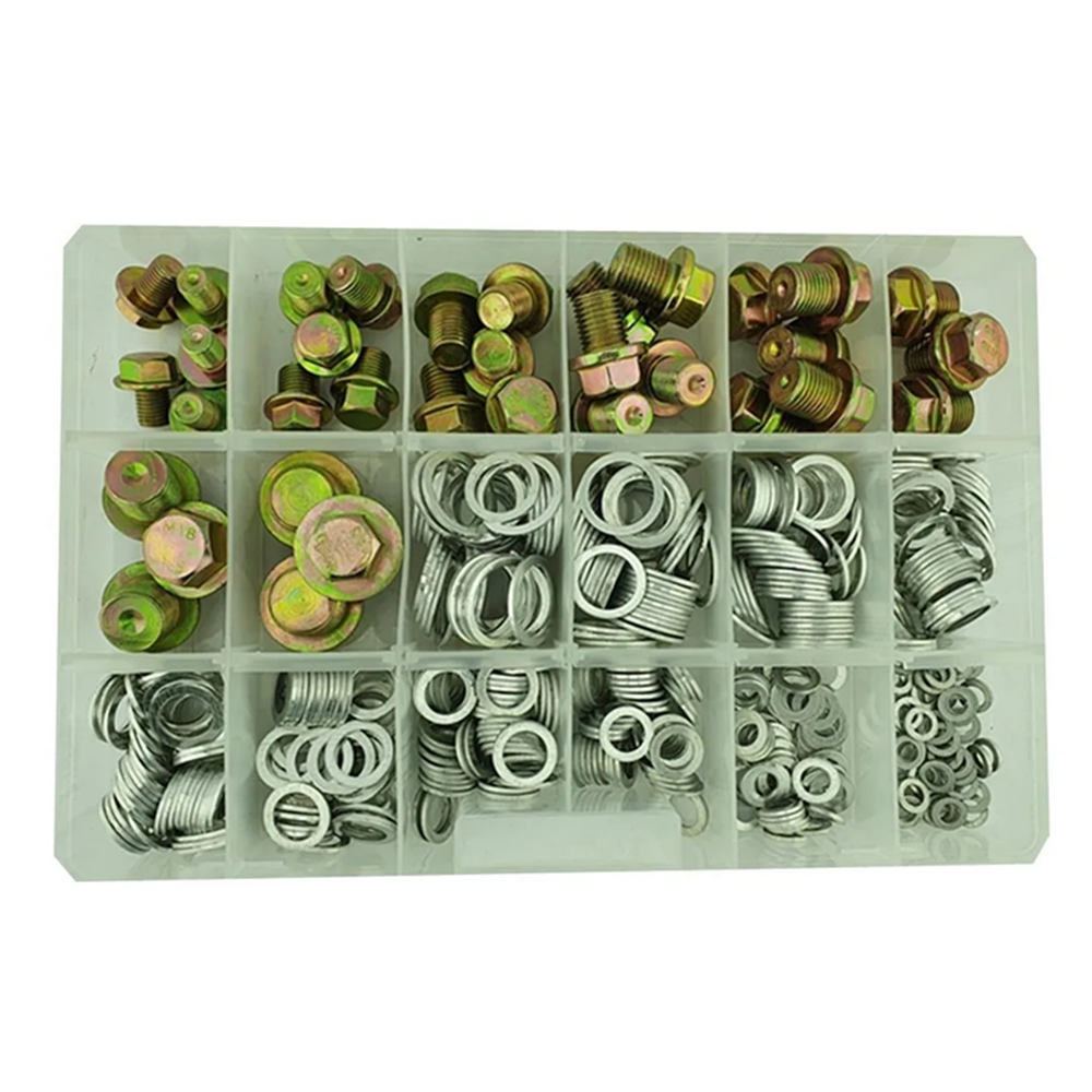 KIT JUEGO DE REPUESTOS TAPON DE CARTER 534 PIEZAS UNIVERSAL - 2