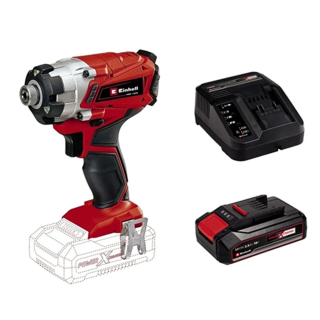 ATORNILLADOR IMPACTO INALAMBRICO 1/4 18V BATERIA + CARGADOR EINHELL - 1