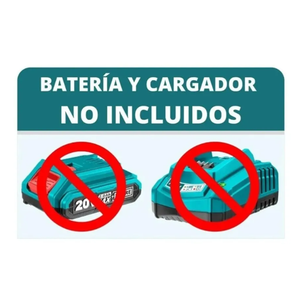 ROTOMARTILLO INALAMBRICO SDS PLUS 20V TOTAL TRHLI1601 - 2