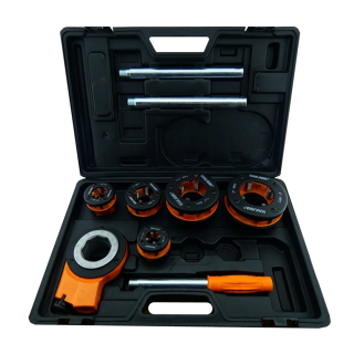 SET KIT JUEGO DE TERRAJAS MANUAL PARA TUBO 5 PIEZAS MAKAWA MK0537 - 1
