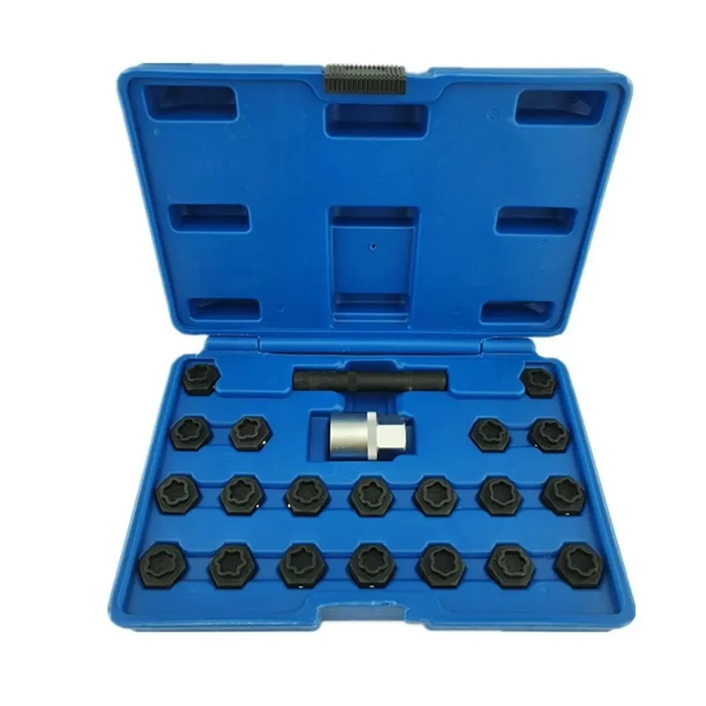 KIT EXTRACCION TUERCA BLOQUEO SEGURIDAD ANTIRROBO BMW 22 PIEZAS kit-extraccion-tuerca-bloqueo-seguridad-antirrobo-bmw-22-piezas