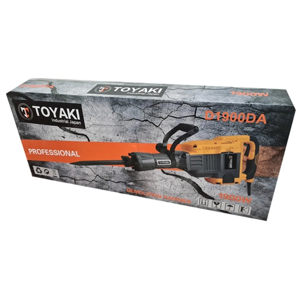 CANGO MARTILLO DEMOLEDOR ELECTRICO 1900W TOYAKI D1900DA - 4