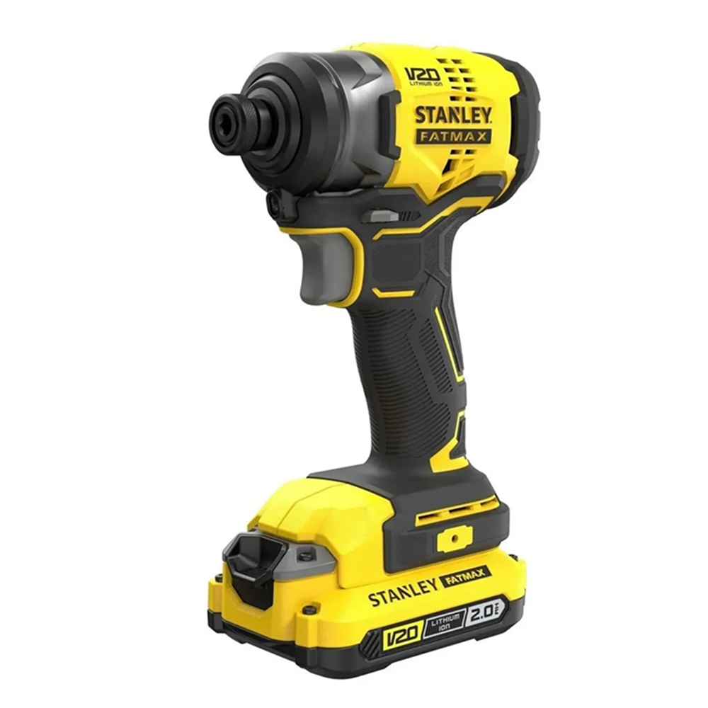 ATORNILLADOR DE IMPACTO INALAMBRICO 20V 2 BATERIAS + CARGADOR STANLEY - 2