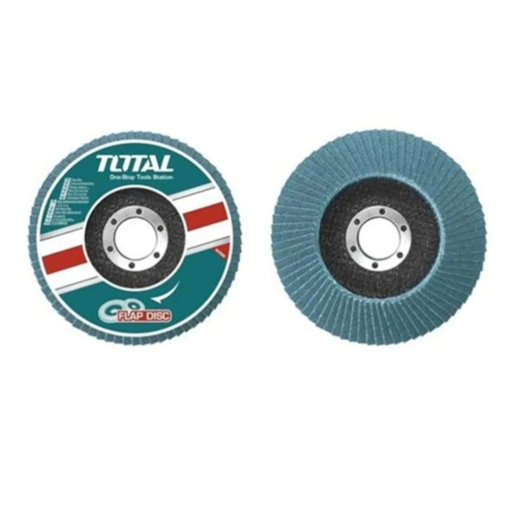 PACK 5 DISCO FLAP LIJA PULIR TRASLAPADO LAMINADO METAL TOTAL - 1