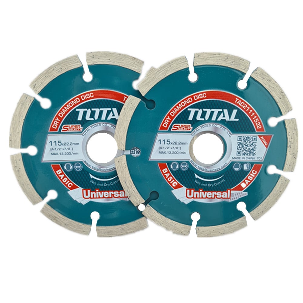 PACK2 DISCO DIAMANTADO CORTE HÚMEDO SECO 115MM - 1