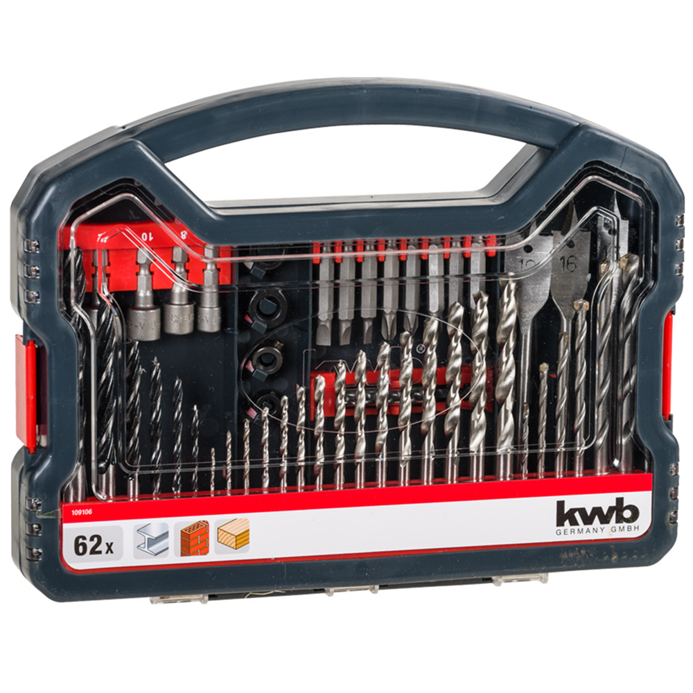 PUNTAS Y BROCAS KWB 109106 P/ ATORNILLAR TALADRAR 62 PCS - 2