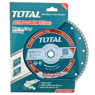 DISCO DE CORTE TOTAL TAC2132303 DIAMANTADO TURBO 9 230 MM - 1