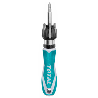 SET HERRAMIENTAS TOTAL DESTORNILLADOR TACSD30086 8 PIEZAS RATCHET - 1