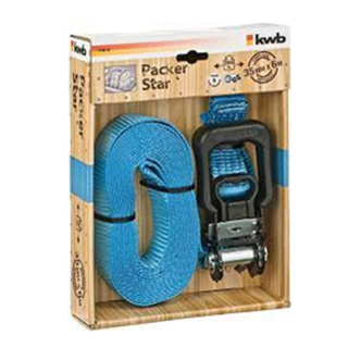 ESLINGA KWB 773016 CINTA AMARRE RATCHET 35 MM X 6M - 1