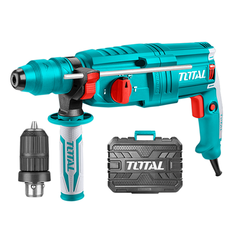 ROTOMARTILLO TOTAL TH308268-2 PERCUTOR SDS PLUS 800 W + MANDRIL - 1