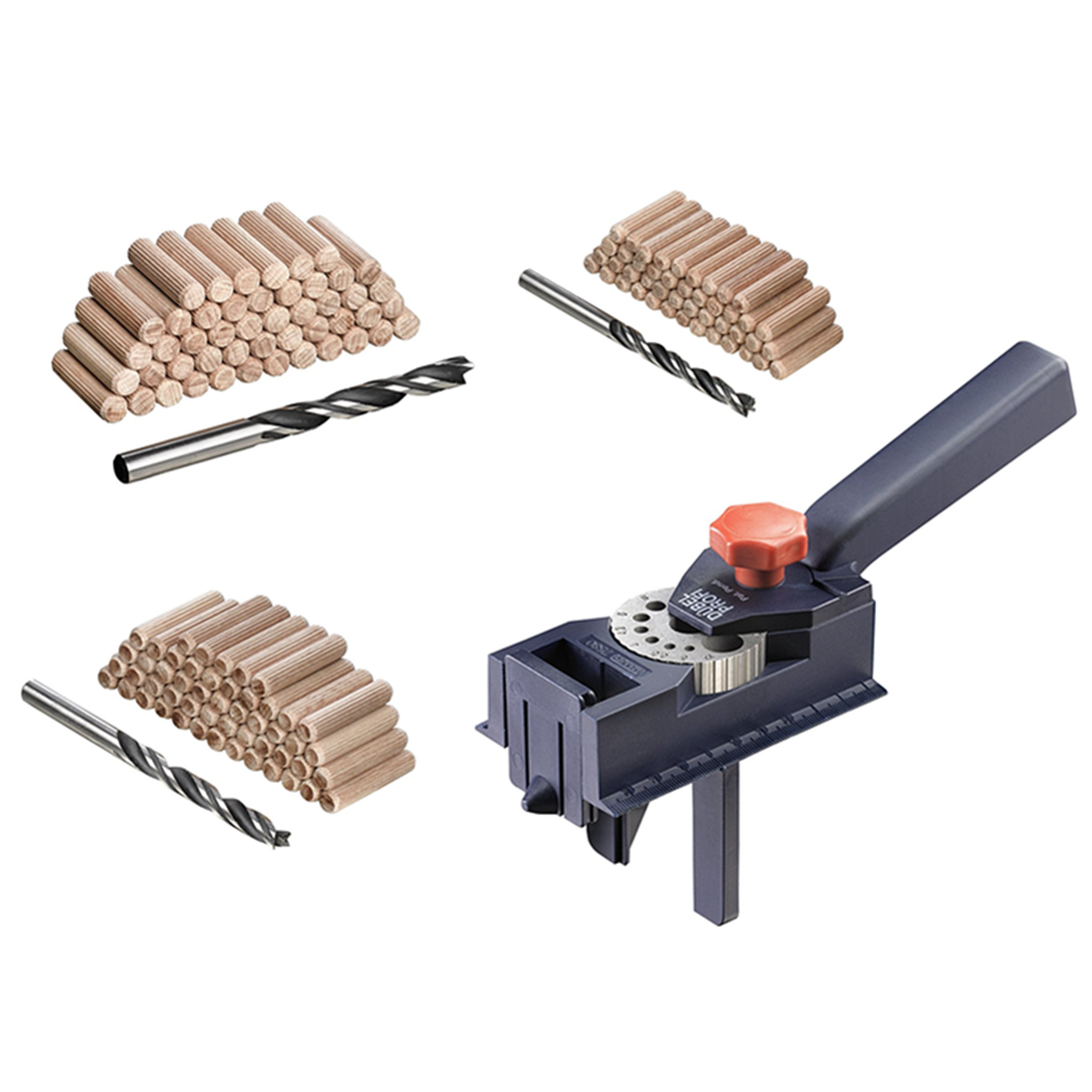 SET GUIA KWB 758100 PLANTILLA P/ TARUGOS MADERA CARPINTERÍA + ACC - 1