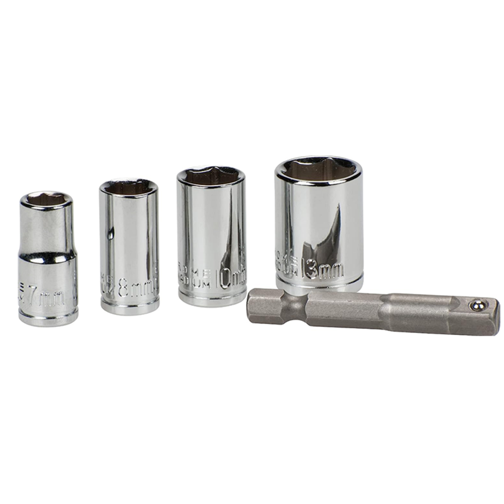 KIT KWB 105110 DADOS Y ADAPTADOR PARA TALADRO 5 PIEZAS - 1