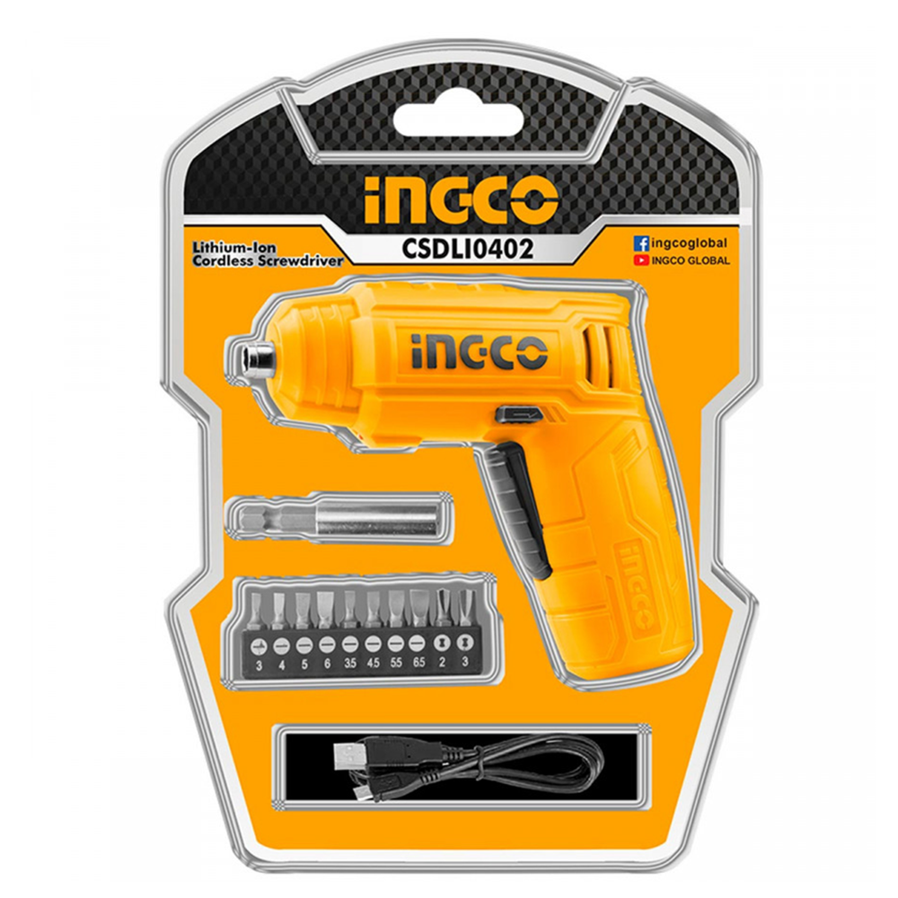 ATORNILLADOR INGCO CSDLI0402 INALAMBRICO 4 V - 2