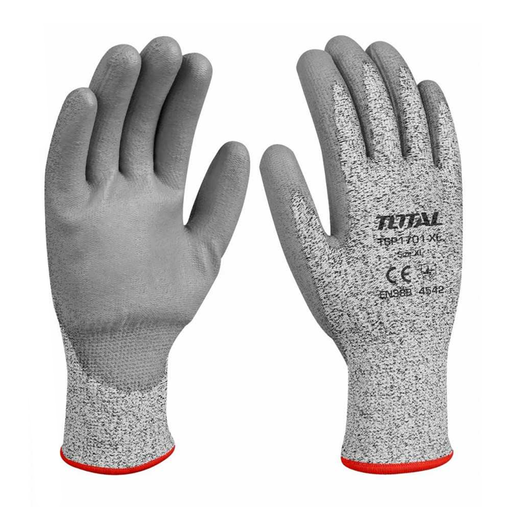 PAR DE GUANTES ANTICORTE XL TOTAL TSP1701-XL - 1