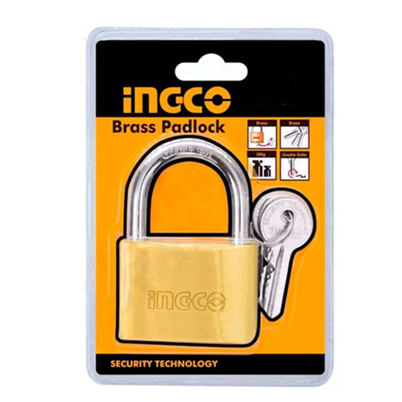CANDADO INGCO SEGURIDAD DE BRONCE 30 MM DBPL0302 - 1