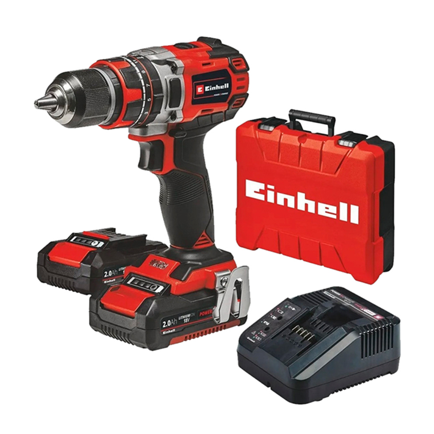 TALADRO ATORNILLADOR PERCUTOR 18V BAT+ CARG EINHELL 4513940 - 1