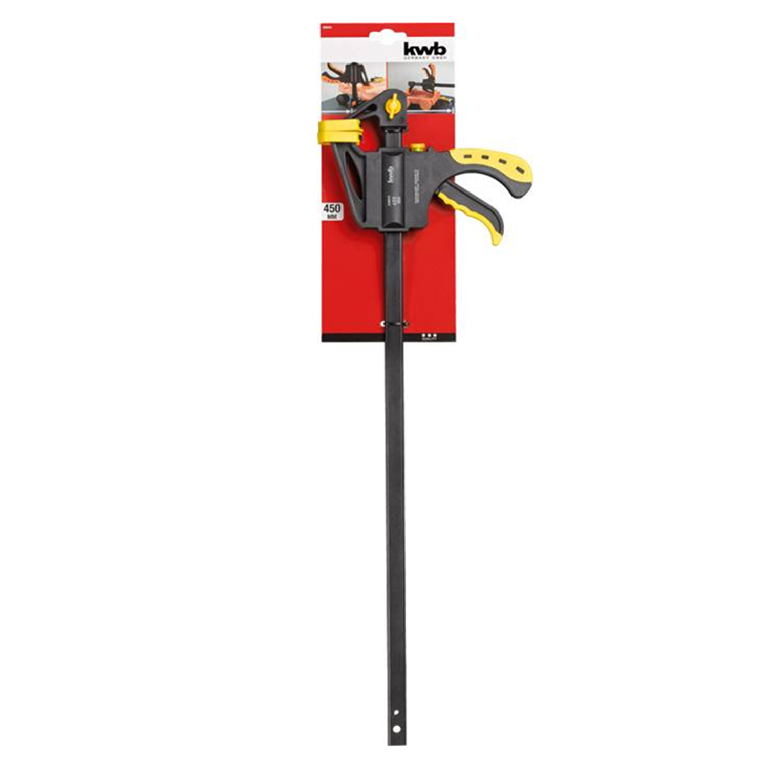 PRENSA RAPIDA MADERA CARPINTERO 450MM KWB 930045 - 1