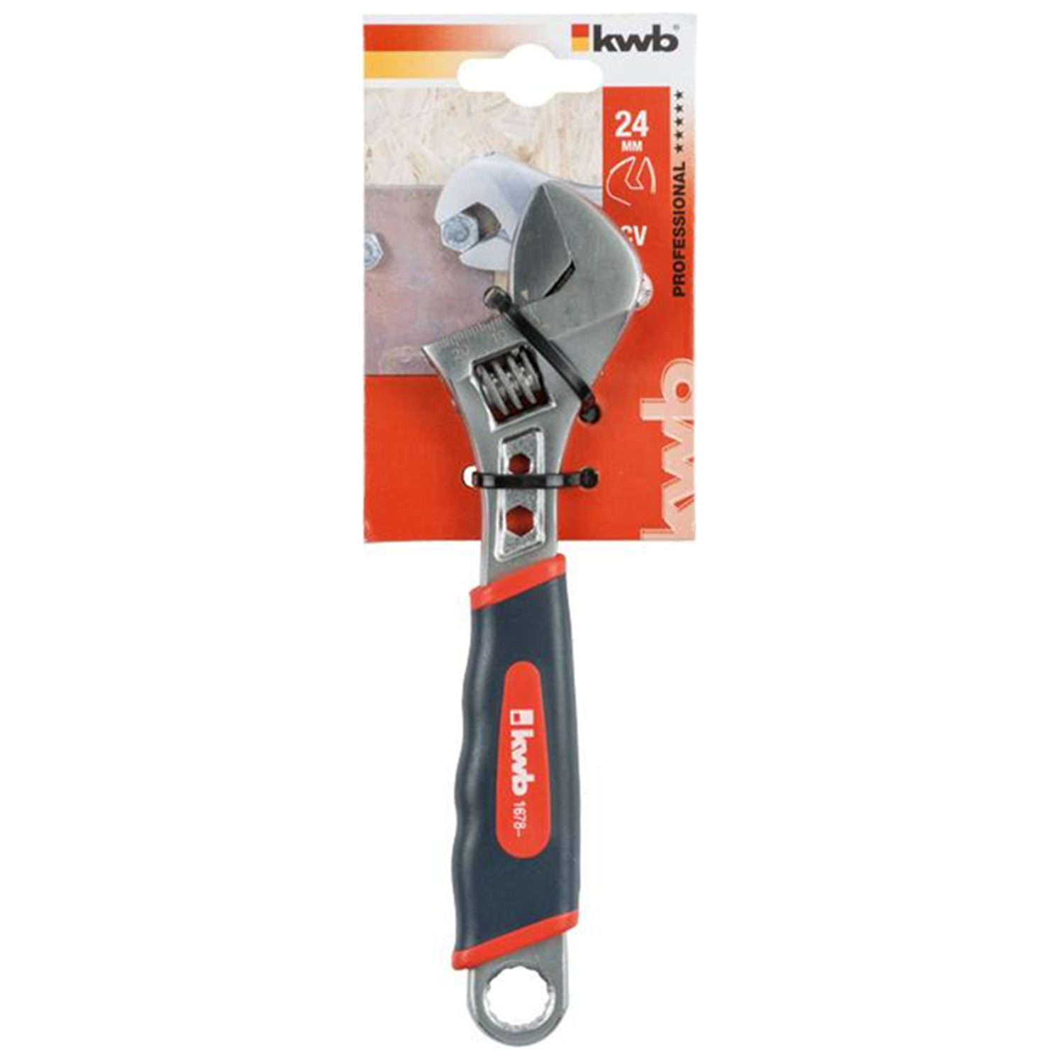 LLAVE FRANCESA AJUSTABLE 24MM KWB 167800 - 2