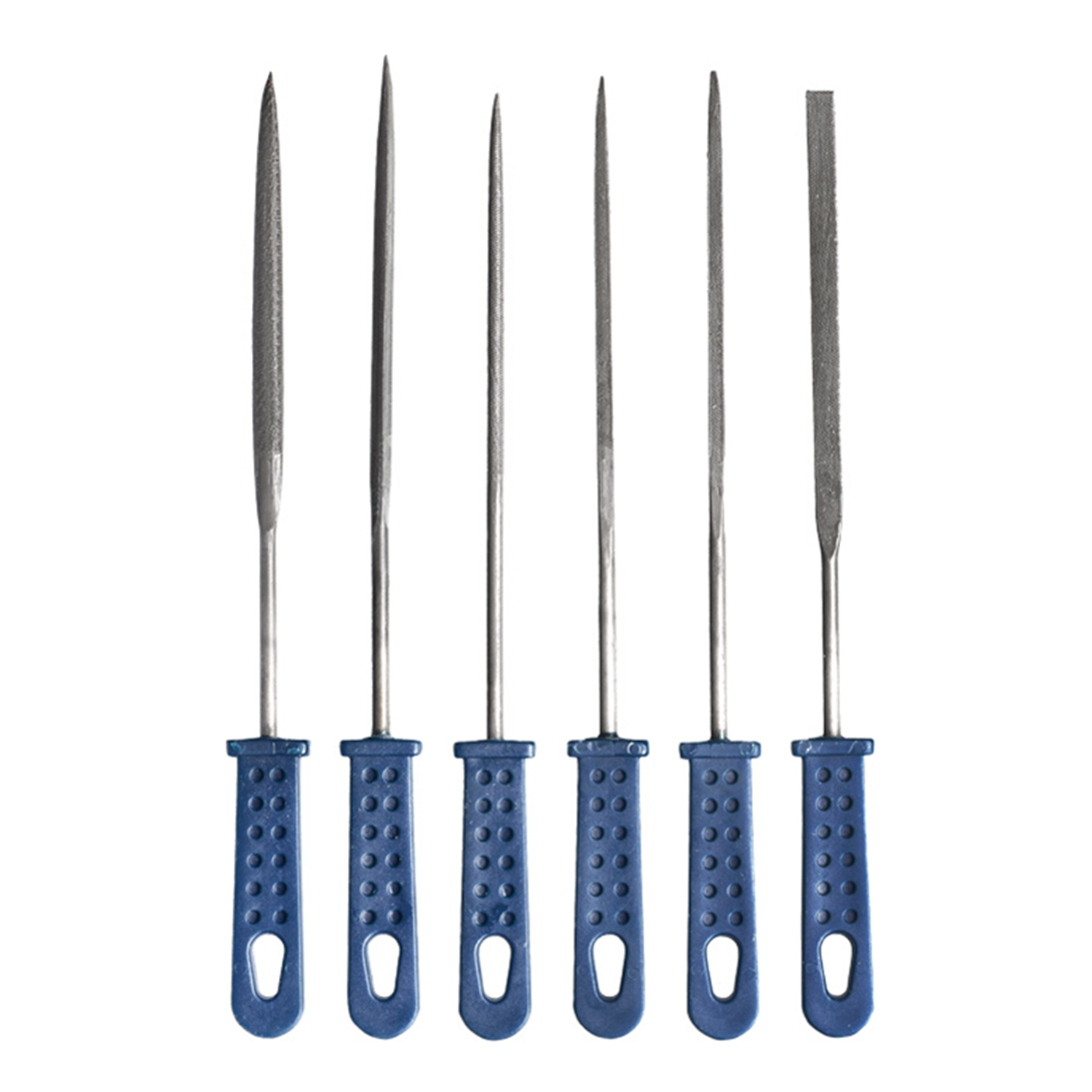 KIT SET JUEGO DE MINI LIMAS 120MM 6 PIEZAS KWB 926000 - 1