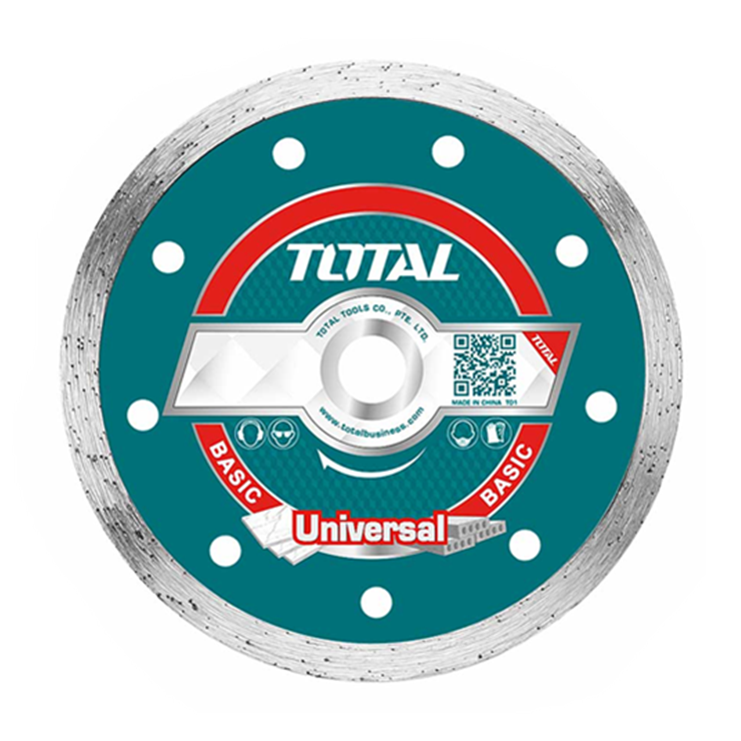 DISCO DIAMANTADO TOTAL TAC2120763 CORTE HUMEDO 76 MM - 1