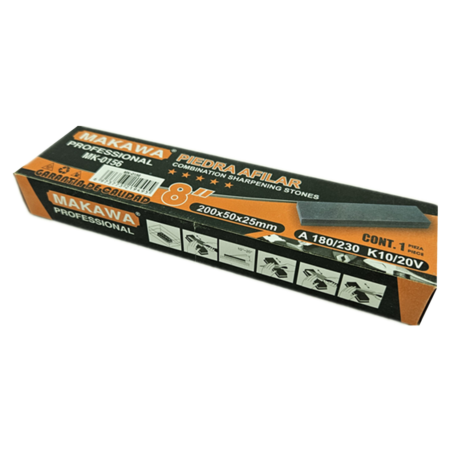 PIEDRA PARA AFILAR 8 PULGADAS MAKAWA MK-0156 - 2