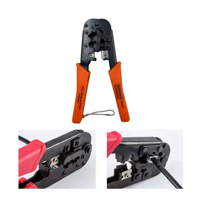 CRIMPEADORA MAKAWA MK0210 ALICATE ELECTRICISTA 185 MM MK-0210 - 3