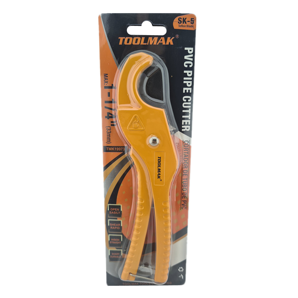 TIJERA CORTADOR TUBOS PVC 1-1/4 PULGADAS (0-33MM) TOOLMAK - 2