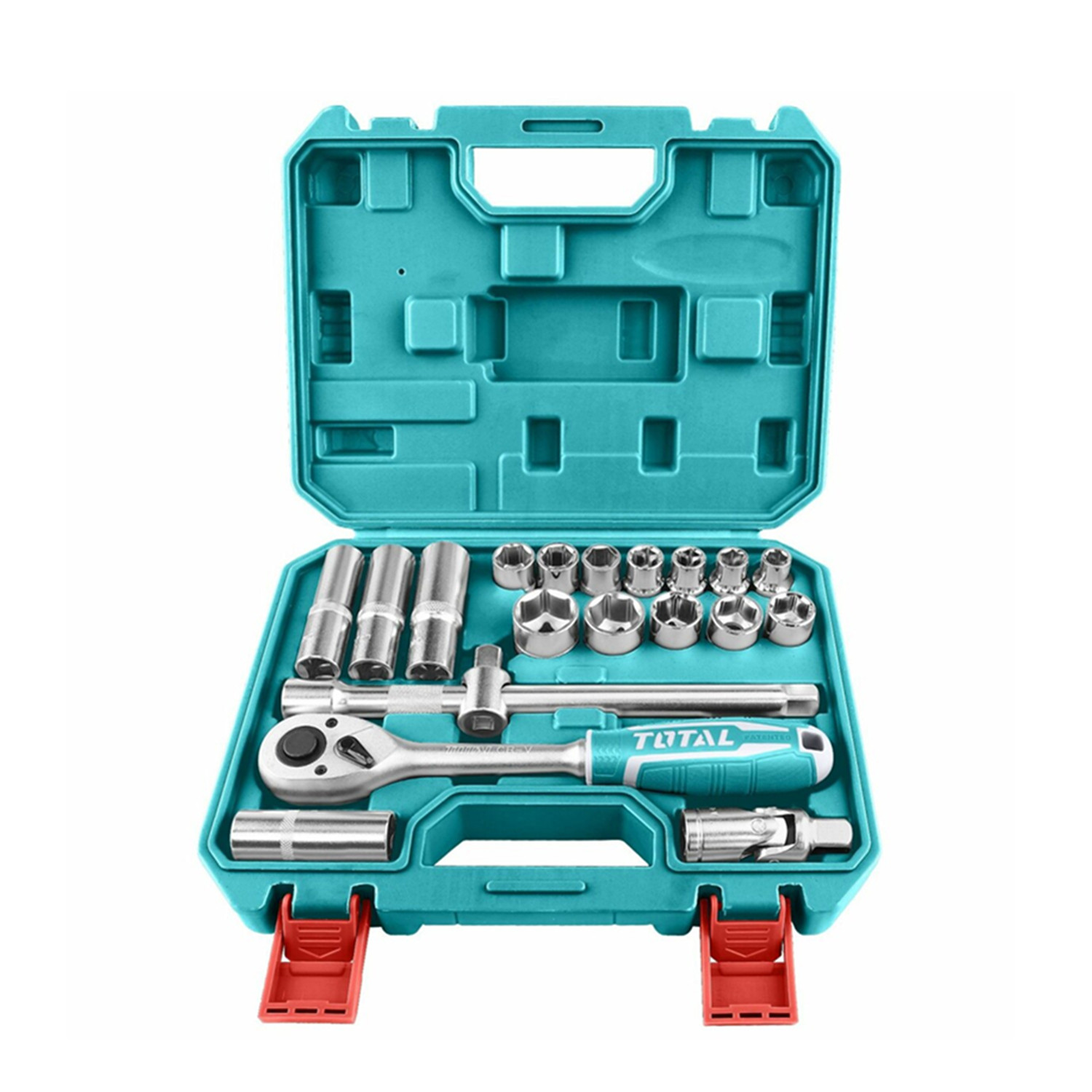 SET HERRAMIENTAS TOTAL DADOS THT121201 20 PIEZAS CUADRANTE 1/2 - 1