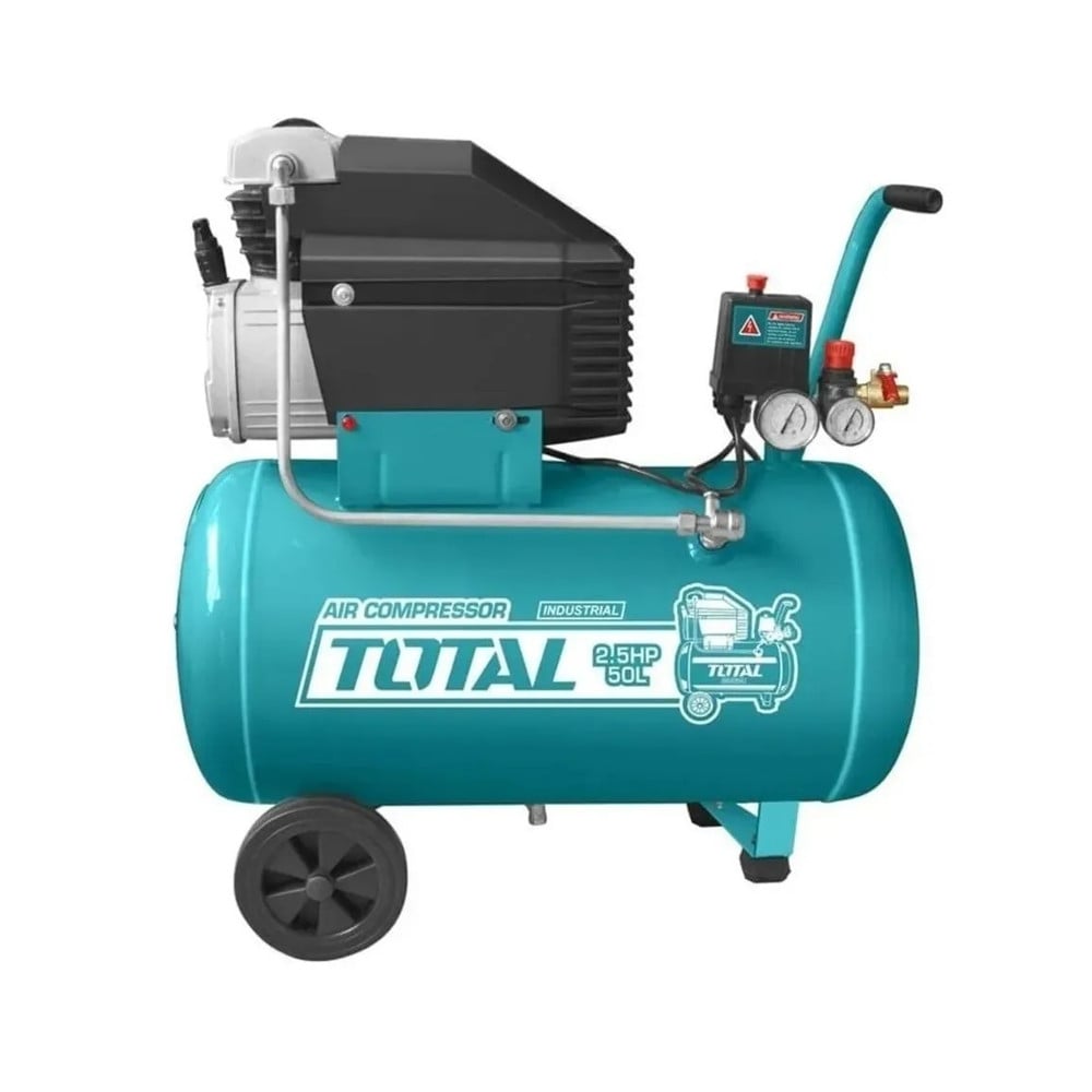 COMPRESOR DE AIRE 50 LITROS  2.5 HP TOTAL TC125506 - 1