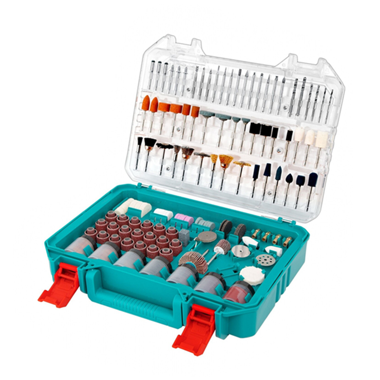 KIT SET JGO DE ACC. PARA MINITORNO TIPO DREMEL 420PCS TOTAL - 1