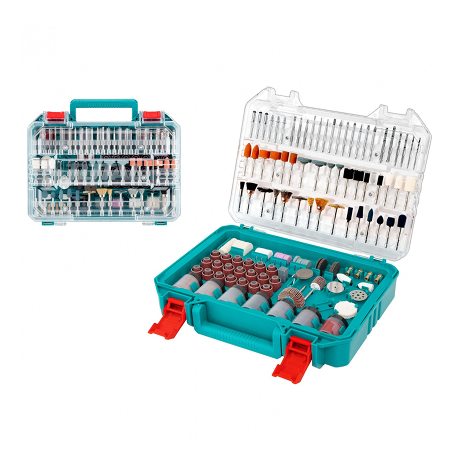 KIT SET JGO DE ACC. PARA MINITORNO TIPO DREMEL 420PCS TOTAL - 2