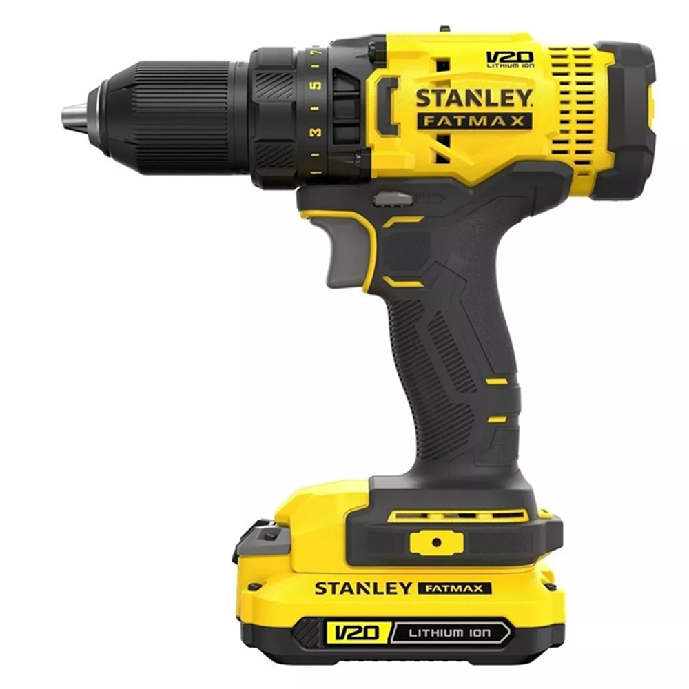 TALADRO ATORNILLADOR INALAMBRICO 13MM 20V 2BAT+ CARG STANLEY - 2
