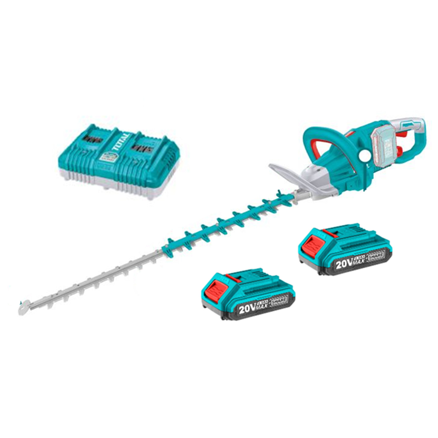 CORTASETOS INALÁMBRICO TOTAL THTLI400282 40 V BAT + CARG - 1