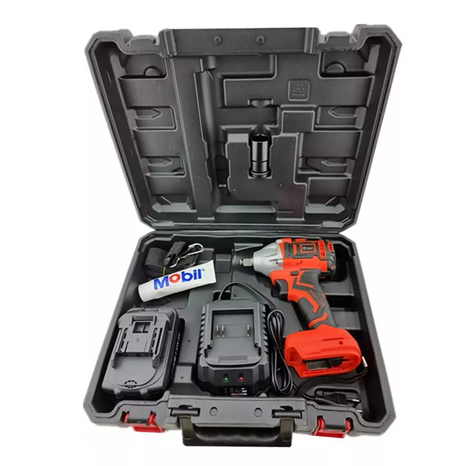 TALADRO PISTOLA LLAVE IMPACTO 20V CARG+ BAT TOYAKI TK-864H - 2