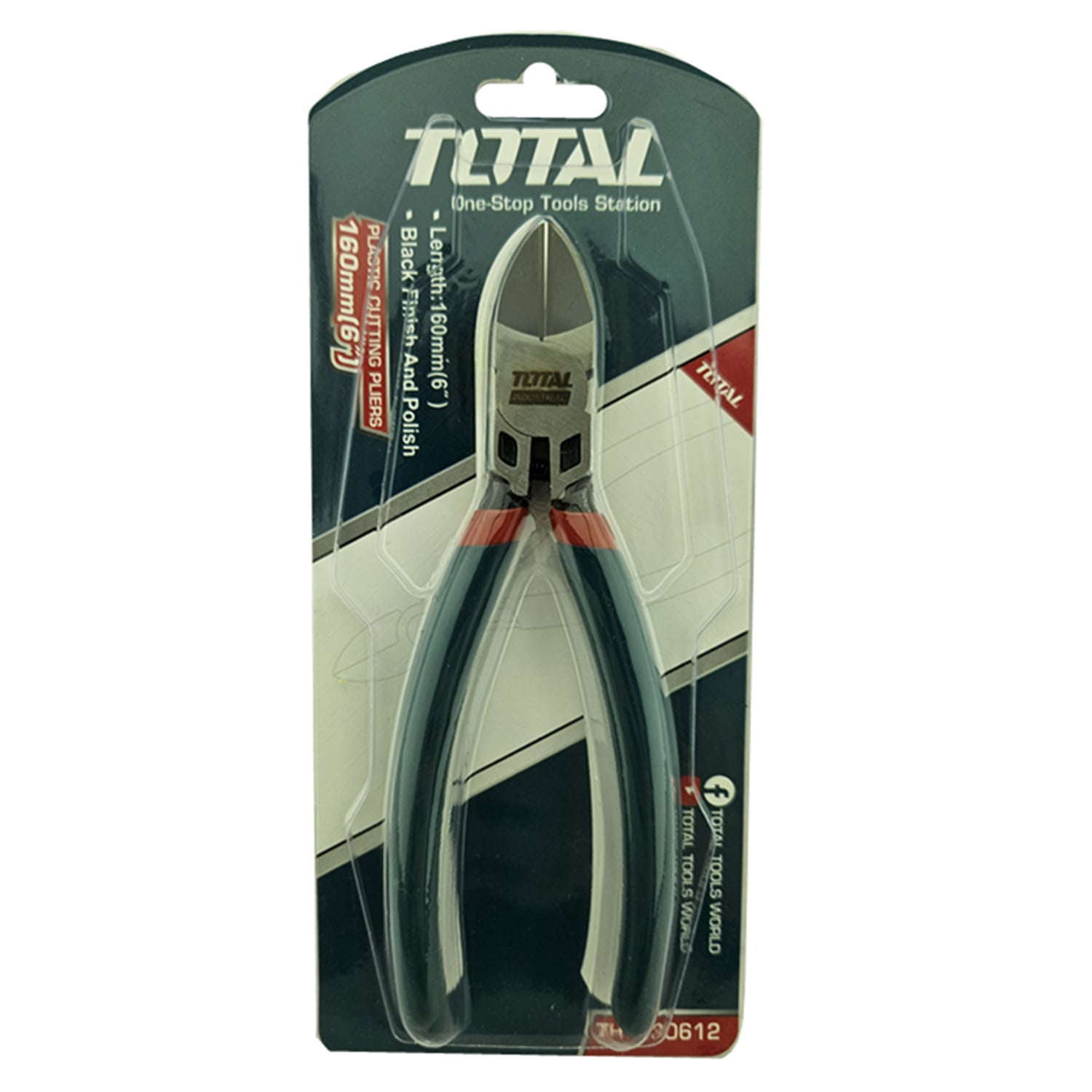 ALICATE CORTANTE CORTE DIAGONAL 6 PULGADAS TOTAL THT230612 - 1