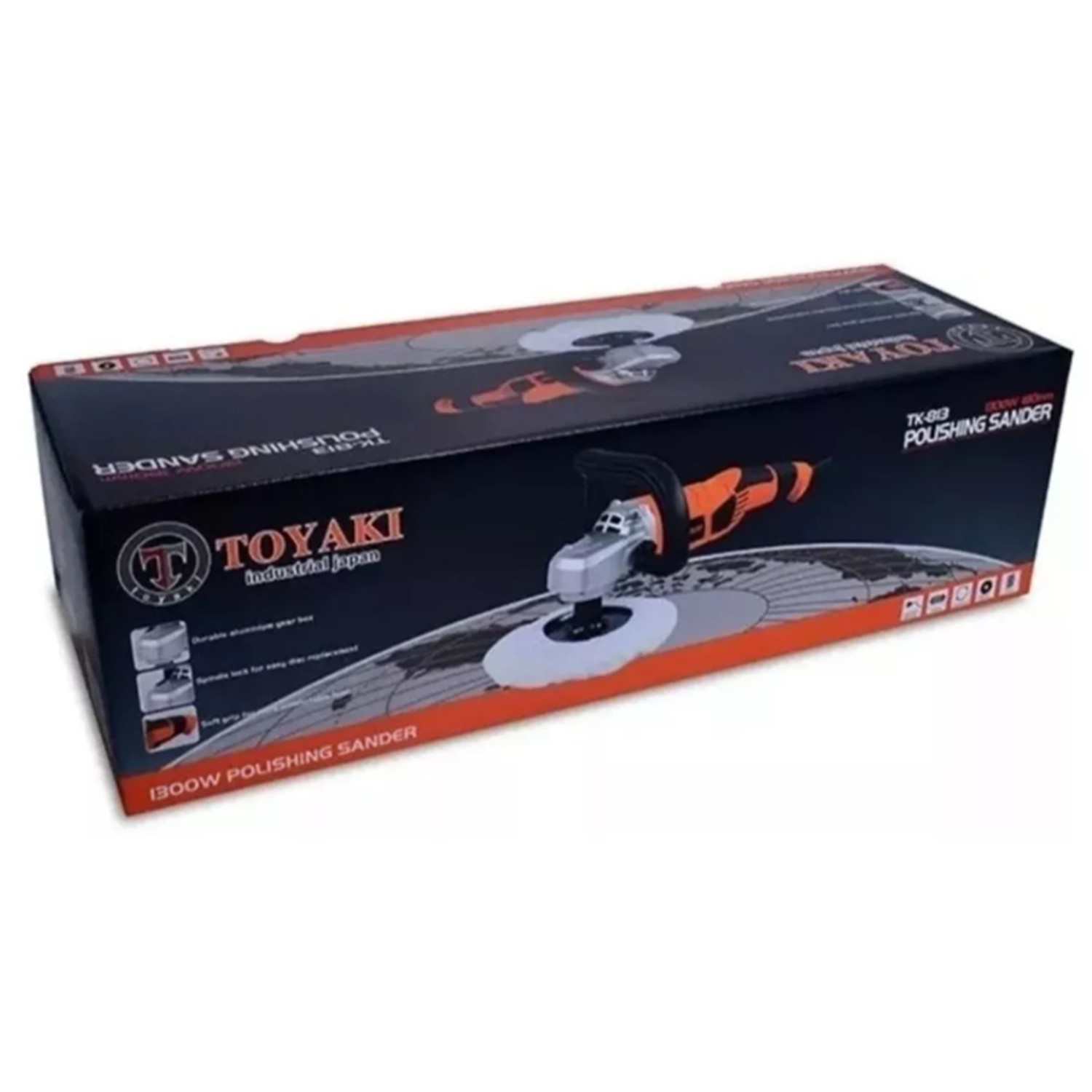 PULIDORA TOYAKI TK813 7 PULGADAS 1300 W 180 MM TK-813 - 3