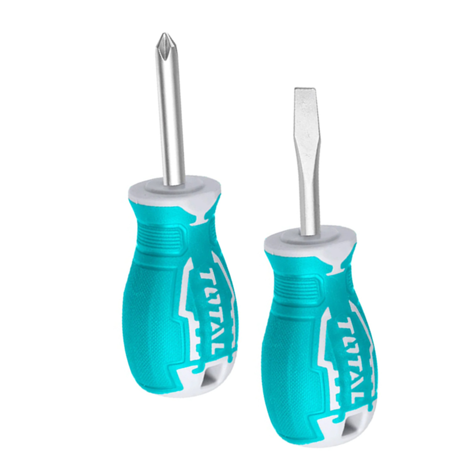 KIT JUEGO DESTORNILLADORES 2 PIEZAS 38MM TOTAL THTS20206 - 1