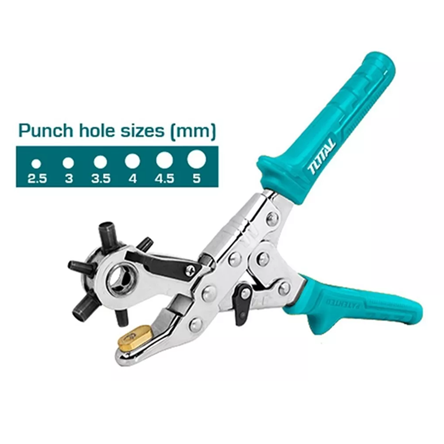 ALICATE SACABOCADO PERFORADOR TOTAL THT33526 - 2