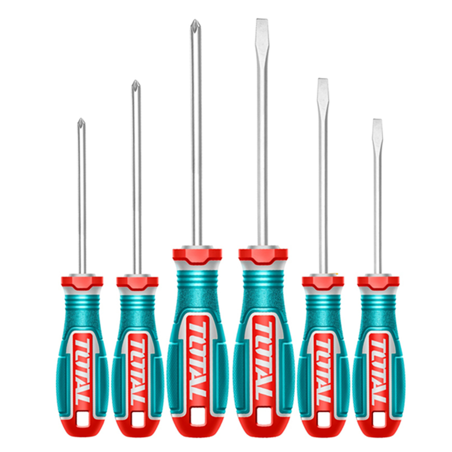 SET DESTORNILLADORES TOTAL TOOLS TKSDS0626 6 PIEZAS - 1