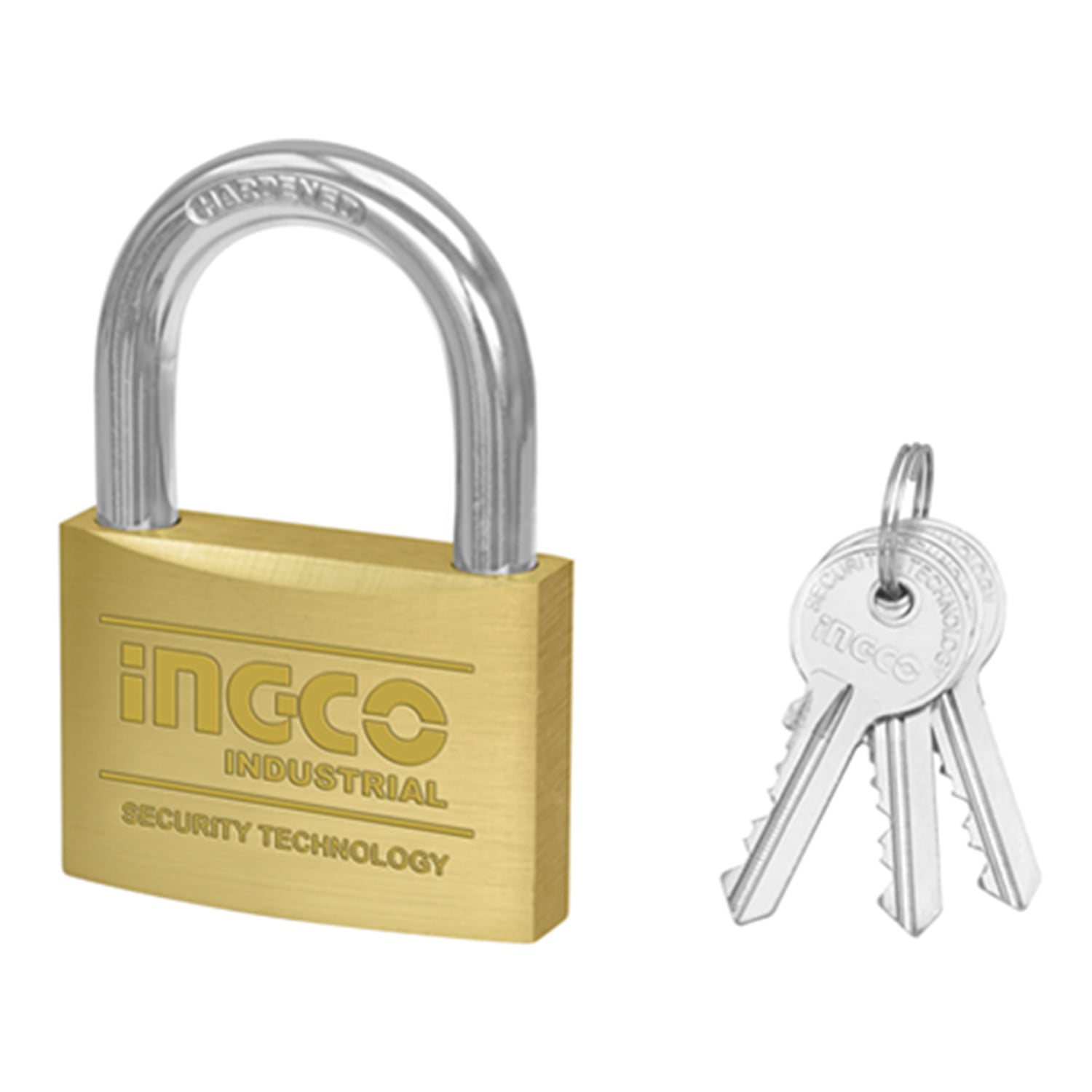 CANDADO SEGURIDAD DE BRONCE 60MM INGCO DBPL0602 - 1