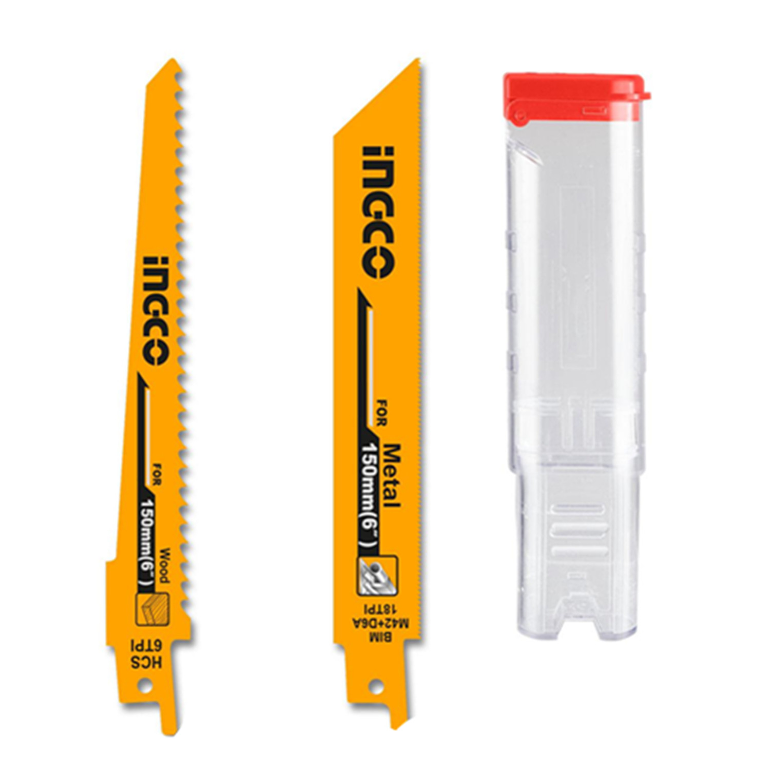 SET REPUESTO HOJA PARA SIERRA SABLE 10 PCS INGCO RSB1002 - 1
