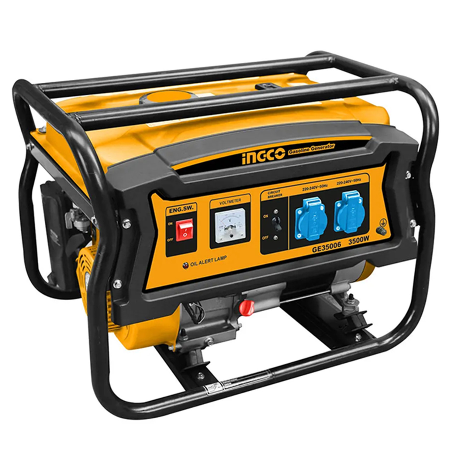 GENERADOR ELECTRICO BENCINERO 15L 3.5KW INGCO GE35006 - 1