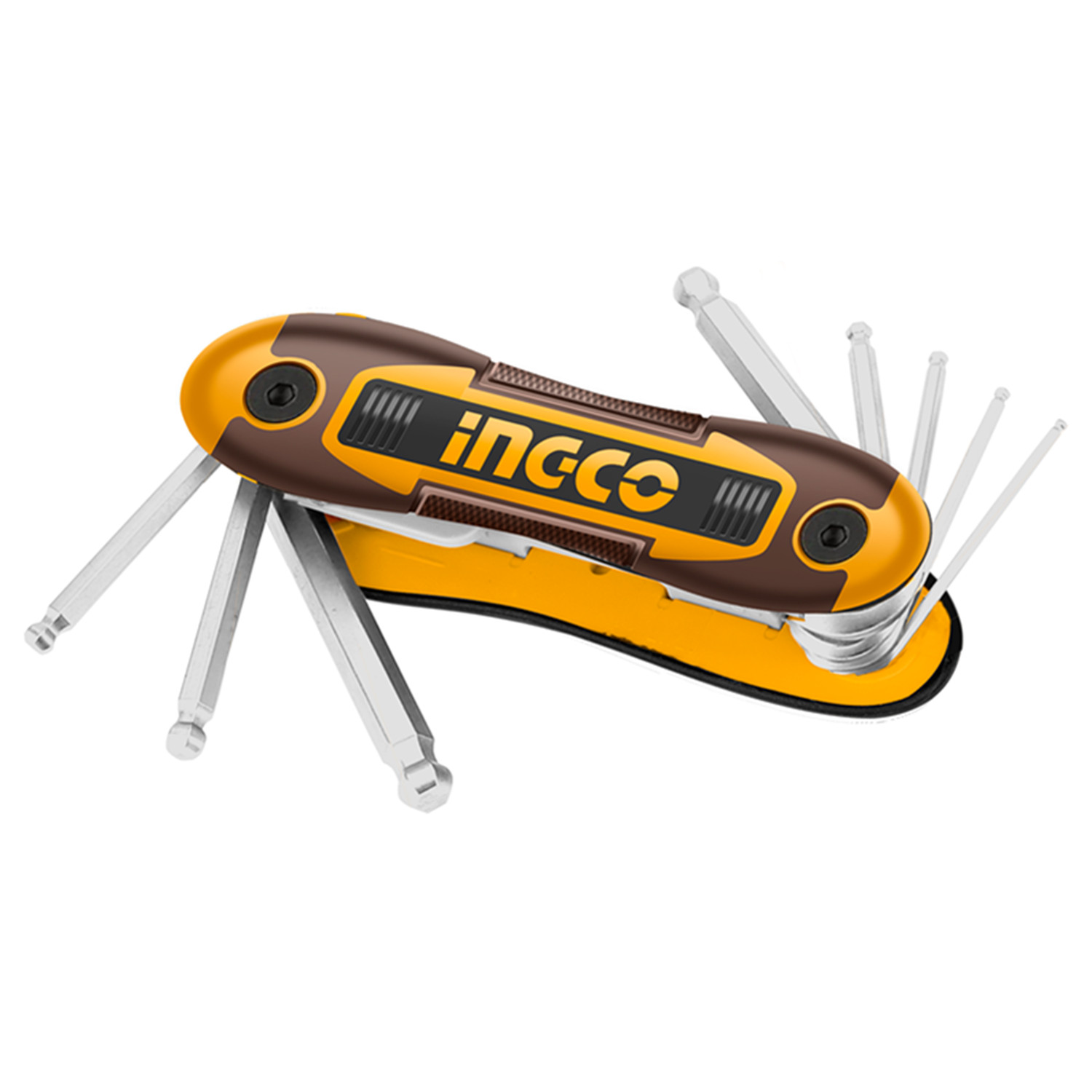 JUEGO LLAVES ALLEN HEXAGONALES 2-8MM INGCO HHK14082 - 1