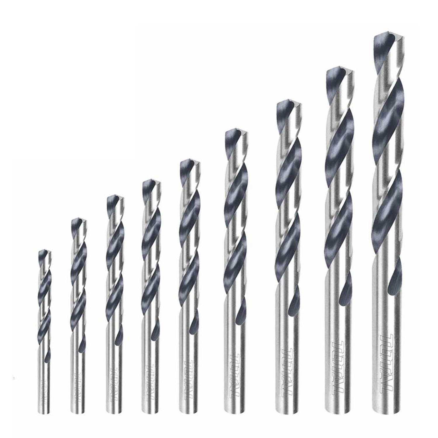 SET JUEGO BROCAS PARA METAL 9 PIEZAS TOTAL TACSD0095 - 1