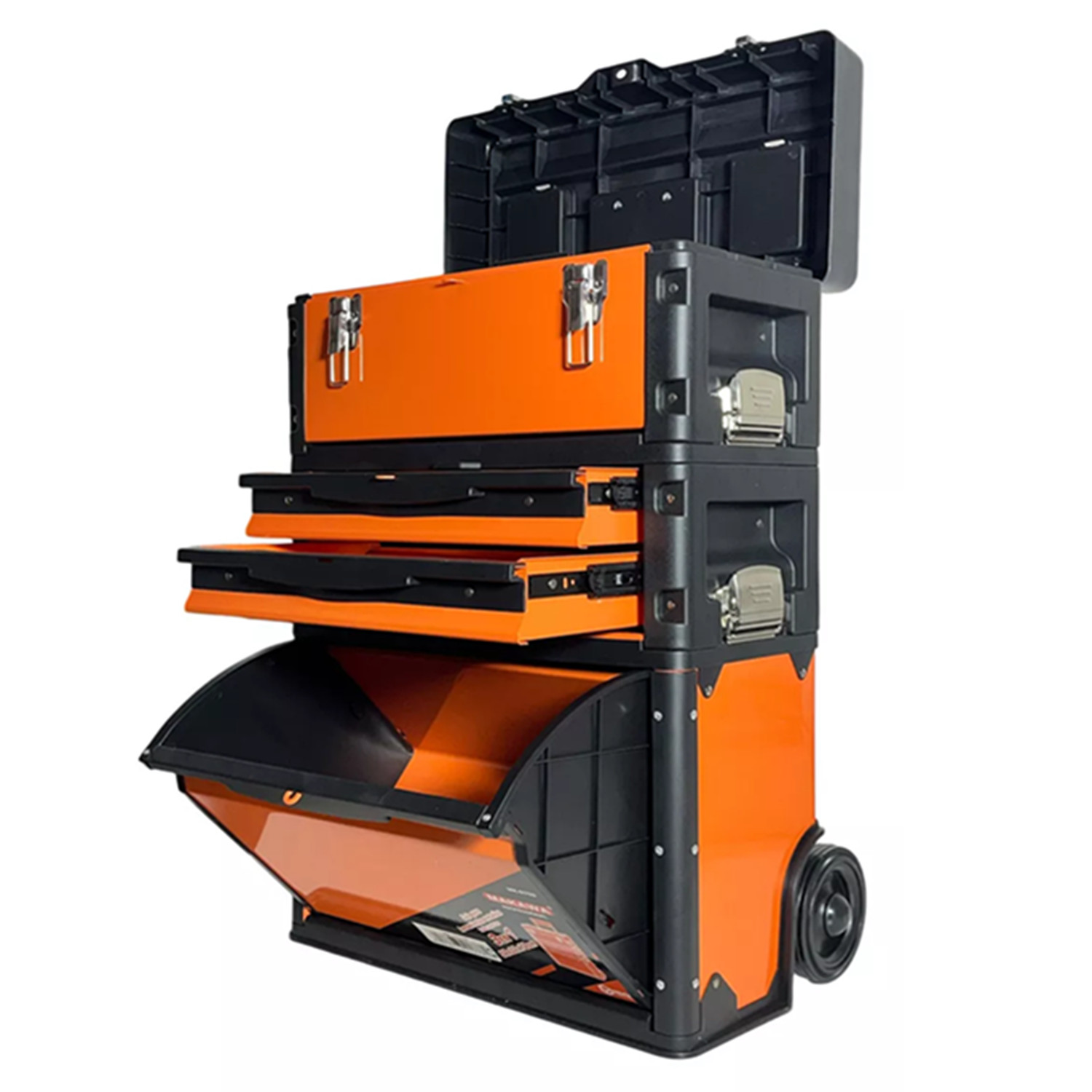 CAJA CARRO HERRAMIENTA METÁLICA MULTIFUNCION MAKAWA MK-0759 - 1